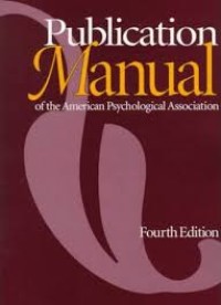 Publication Manual of the American Psychological Association