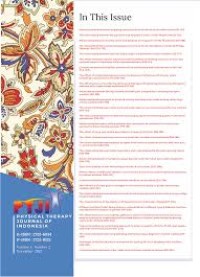 PYJI: Physical Therapy Journal of Indonesia